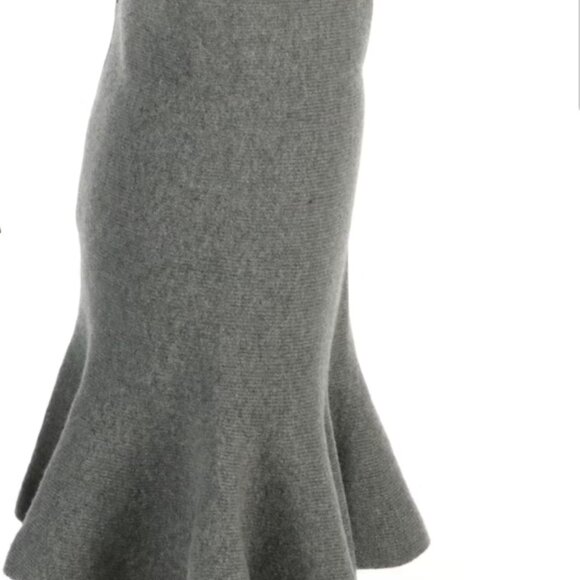Jil Sander Wool and Cashmere Flared Miniskirt Size 6 $1280 - Picture 2 of 3